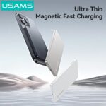 ფოვერ ბანკი USAMS CD231 Wireless power bank 5000mAh - Image 2