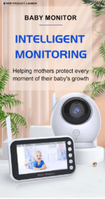 ძიძა კამერა Anhong ABM100 Baby monitor 4.3 inch - Image 2