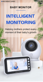 ძიძა კამერა Anhong ABM100 Baby monitor 4.3 inch - Image 2