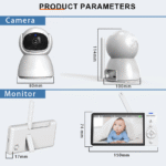 ძიძა კამერა Anhong ABM700 Baby monitor 5 Inch - Image 6