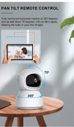 ძიძა კამერა Anhong ABM501 Baby monitor 5 Inch - Image 6