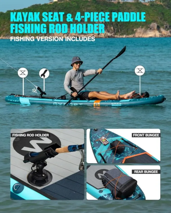 MYBOAT MY02 Sup Board Paddle Board საპ ბორდი სკამით - Image 8