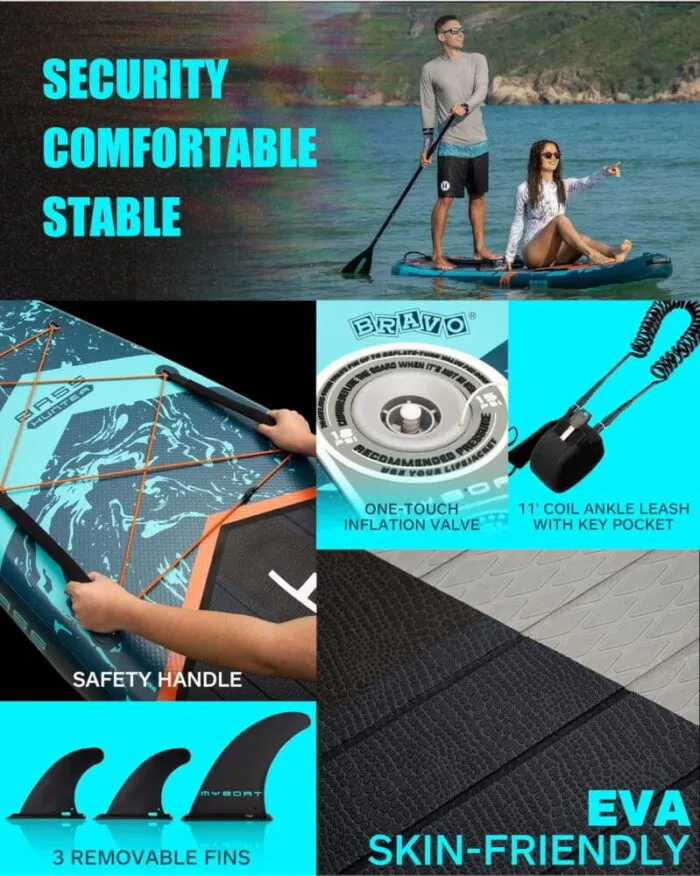 MYBOAT MY02 Sup Board Paddle Board საპ ბორდი სკამით - Image 6