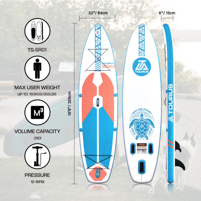 TOURUS TS-SR01 Sup Board Paddle Board საპ ბორდი - Image 3