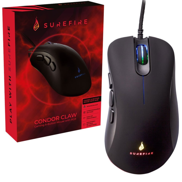 SureFire Condor Claw Gaming 8B RGB Mouse გეიმერული მაუსი - Image 2