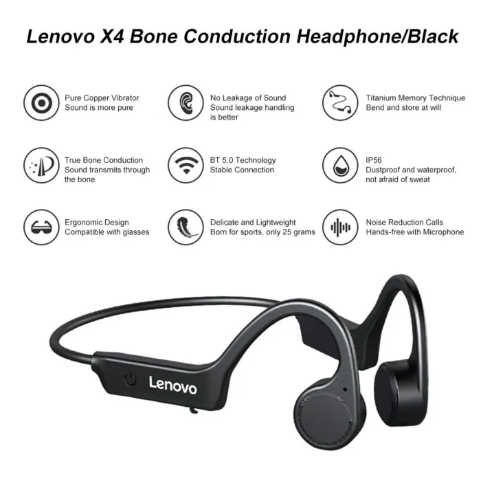 Lenovo X4 სპორტული ყურსასმენი - Image 2