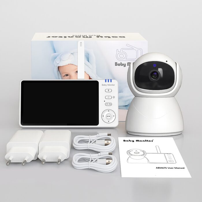 ძიძა კამერა Anhong ABM570 Baby monitor 5 Inch - Image 2