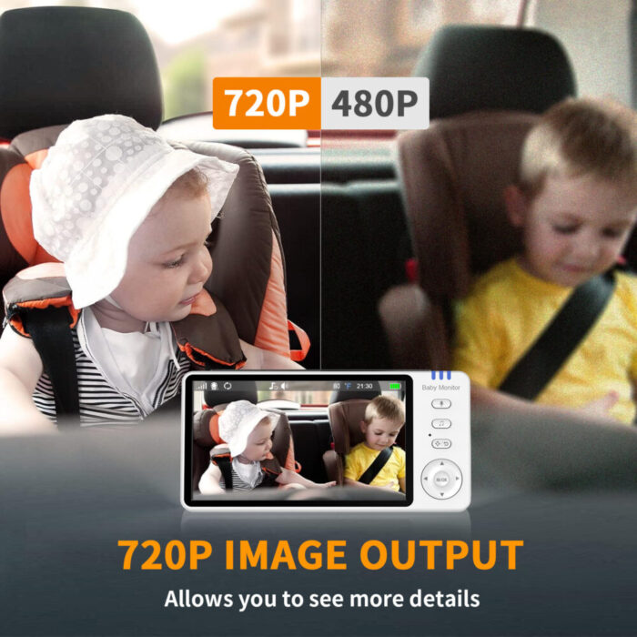 მანქანის ძიძა კამერა Anhong ABM950 Baby Car Camera Monitor - Image 4