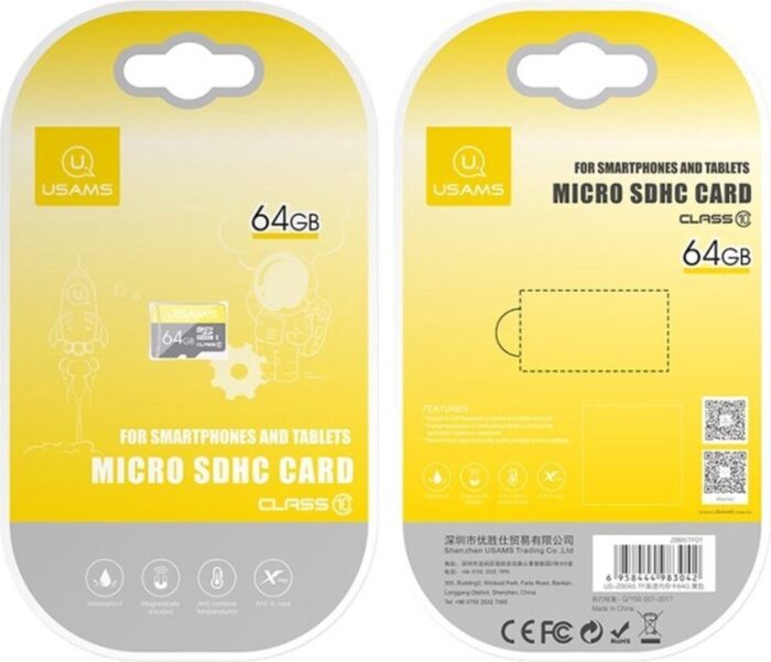 USAMS ZB095 64G TF High Speed Card - Image 2