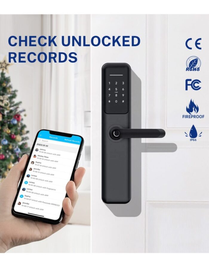Liliwise Smart Door Lock H6B სმარტ სახელური - Image 2