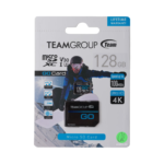 TEAMGROUP GO Card MicroSDXC 128GB Class 10 UHS-I U3 V3 მიკრო ჩიპი