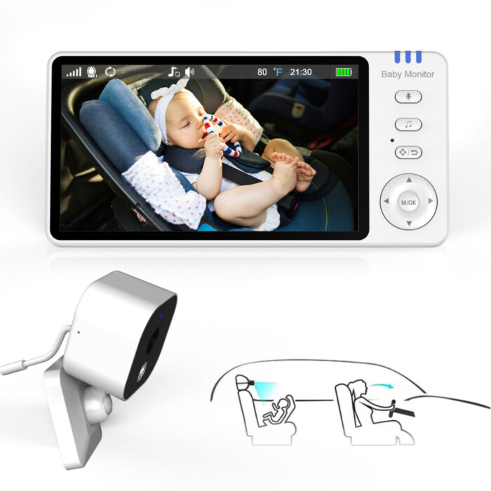 მანქანის ძიძა კამერა Anhong ABM950 Baby Car Camera Monitor - Image 9