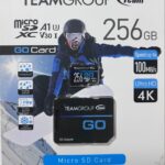 TEAMGROUP GO Card MicroSDXC 256GB Class 10 UHS-I U3 V3 მიკრო ჩიპი