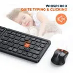 Meetion BTC001 Bluetooth Keyboard and Mouse კლავიატურა და მაუსი - Image 2