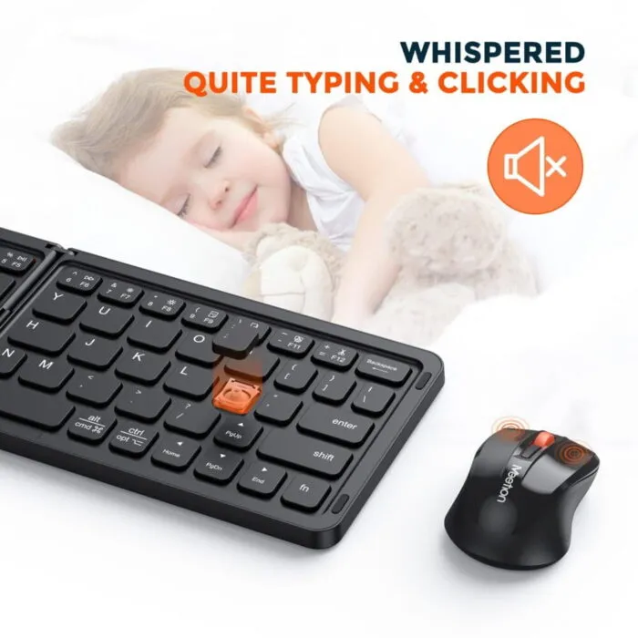 Meetion BTC001 Bluetooth Keyboard and Mouse კლავიატურა და მაუსი - Image 2