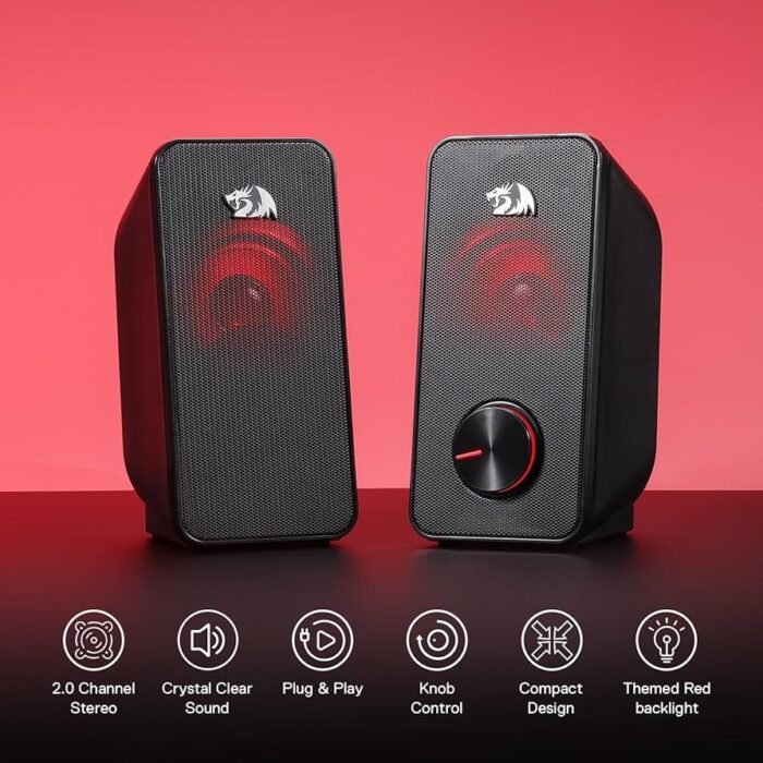 Redragon GS500 Stentor PC Gaming Speaker გეიმერული დინამიკი - Image 2