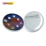 Gamegaga M2 – ელექტრონული ბეჯი / სმარტ ემბლემა 1.85" სენსორული ეკრანით (Bluetooth / GIF / Video)