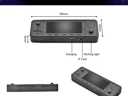 X9 Pro Game Stick 4K – რეტრო თამაშების კონსოლი 64GB (30,000+ თამაში, 2.4G უსადენო ჯოისტიკებით, EmuElec 4.3)