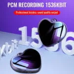 Q66  ფარული ხმის ჩამწერი (Voice Control Recording heart) 16GB - Image 4
