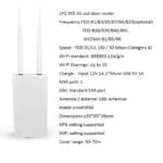 CF-EW71 გარე გამოყენების 4G Wi-Fi როუტერი / Access Point (300Mbps, Outdoor CPE) - Image 4