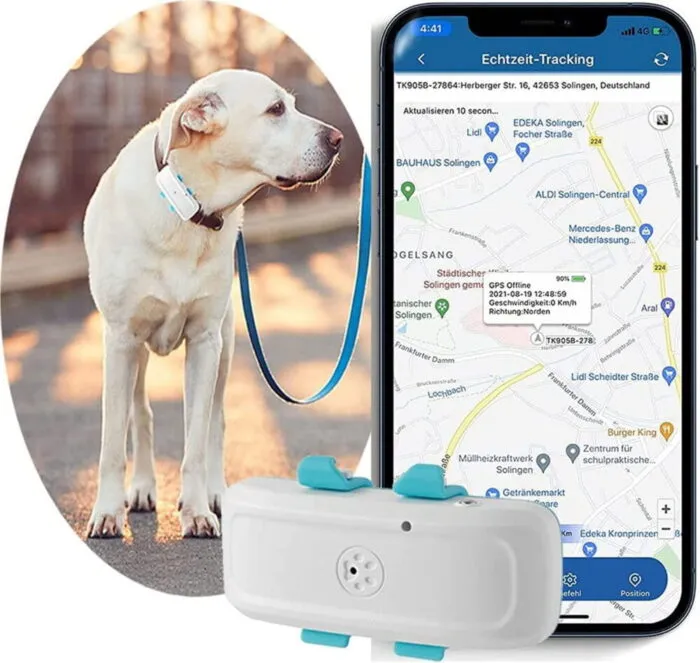 Tkstar TK911pro 4G მინი GPS ტრეკერი შინაური ცხოველებისთვის (ძაღლი / კატა) - IP67 წყალგაუმტარი - Image 2