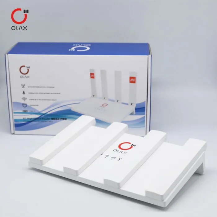 4G LTE Wi-Fi როუტერი OLAX MC50 PRO Cat4 (SIM სლოტით, 4 ანტენით, RJ45 LAN/WAN) - Image 2