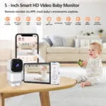 ძიძა კამერა baby monitor WiFi ბავშვის მონიტორი ABM720S