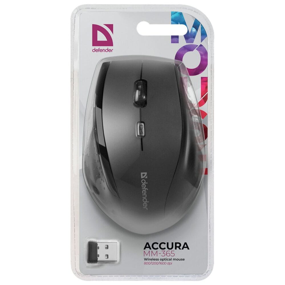 Defender Accura MM-365 უსადენო მაუსი