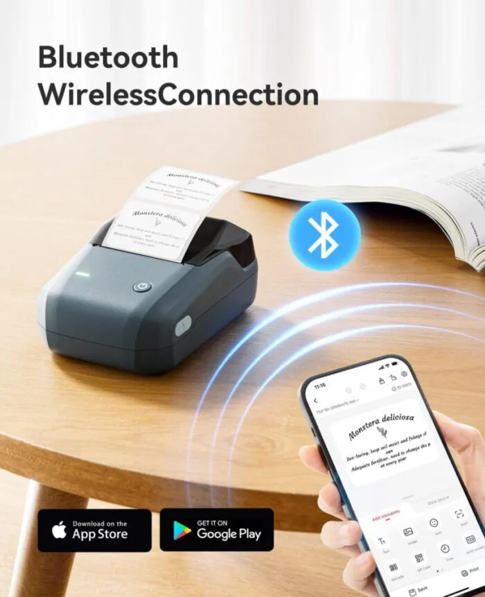NIIMBOT B1 თერმული ეტიკეტების პრინტერი Bluetooth - Image 4
