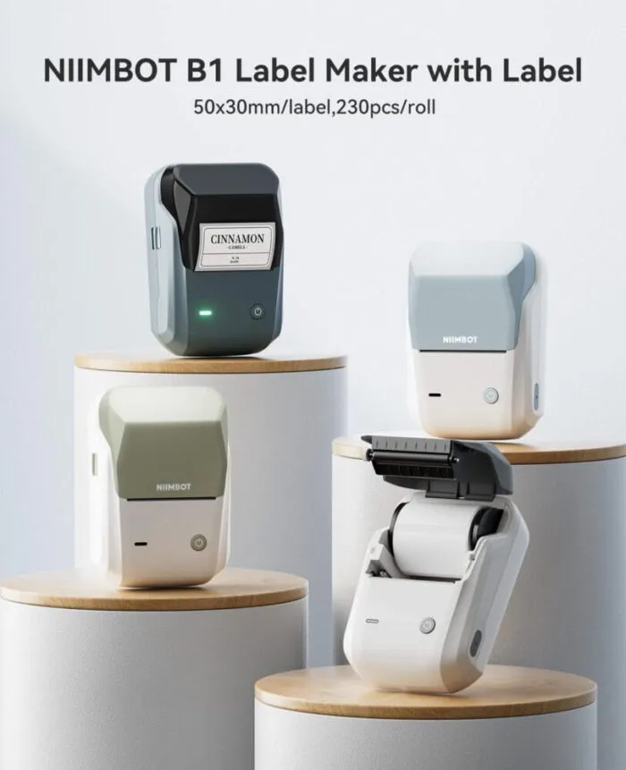 NIIMBOT B1 თერმული ეტიკეტების პრინტერი Bluetooth - Image 7