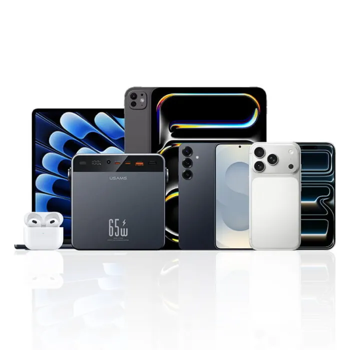 USAMS US-CD196 80000mAh 130W Power Station – პორტატული დამტენი - Image 3