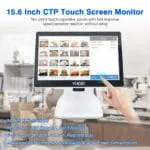 YHD-WTS606 15.6" POS Machine 8G SSD:128G Bluetooth and WIFI ტერმინალი სენსორული ეკრანით - Image 2