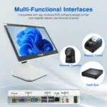 YHD-WTS606 15.6" POS Machine 8G SSD:128G Bluetooth and WIFI ტერმინალი სენსორული ეკრანით - Image 3