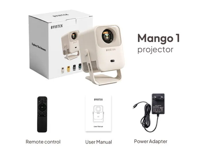 BYINTEK Mango 1 მინი პროექტორი Android 14 - Image 17